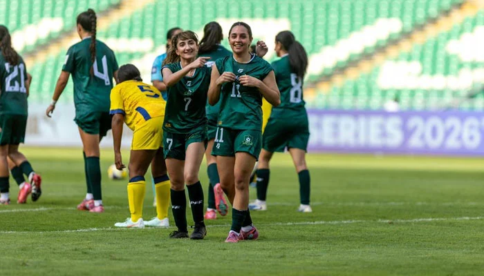 فیفا سیریز: پاکستان ویمنز کی ترکس اینڈ کیکوس آئی لینڈز کیخلاف 0-8 سے تاریخی کامیابی