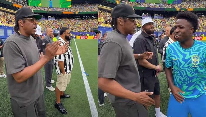 Jay-Z برازیل کی حمایت کرتے ہوئے مداحوں کو سر کھجاتے ہوئے چھوڑتے ہیں۔