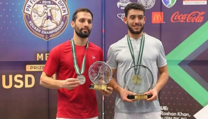 مصر کے سلمان خلیل نے پاکستان نیوی فلیٹ کلب اوپن انٹرنیشنل اسکواش چیمپئن شپ جیت لی