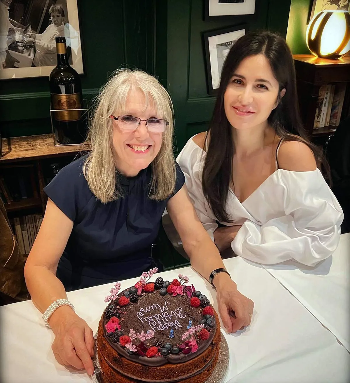 Katrina Celebrates Mum's Birthday - Rediff.com