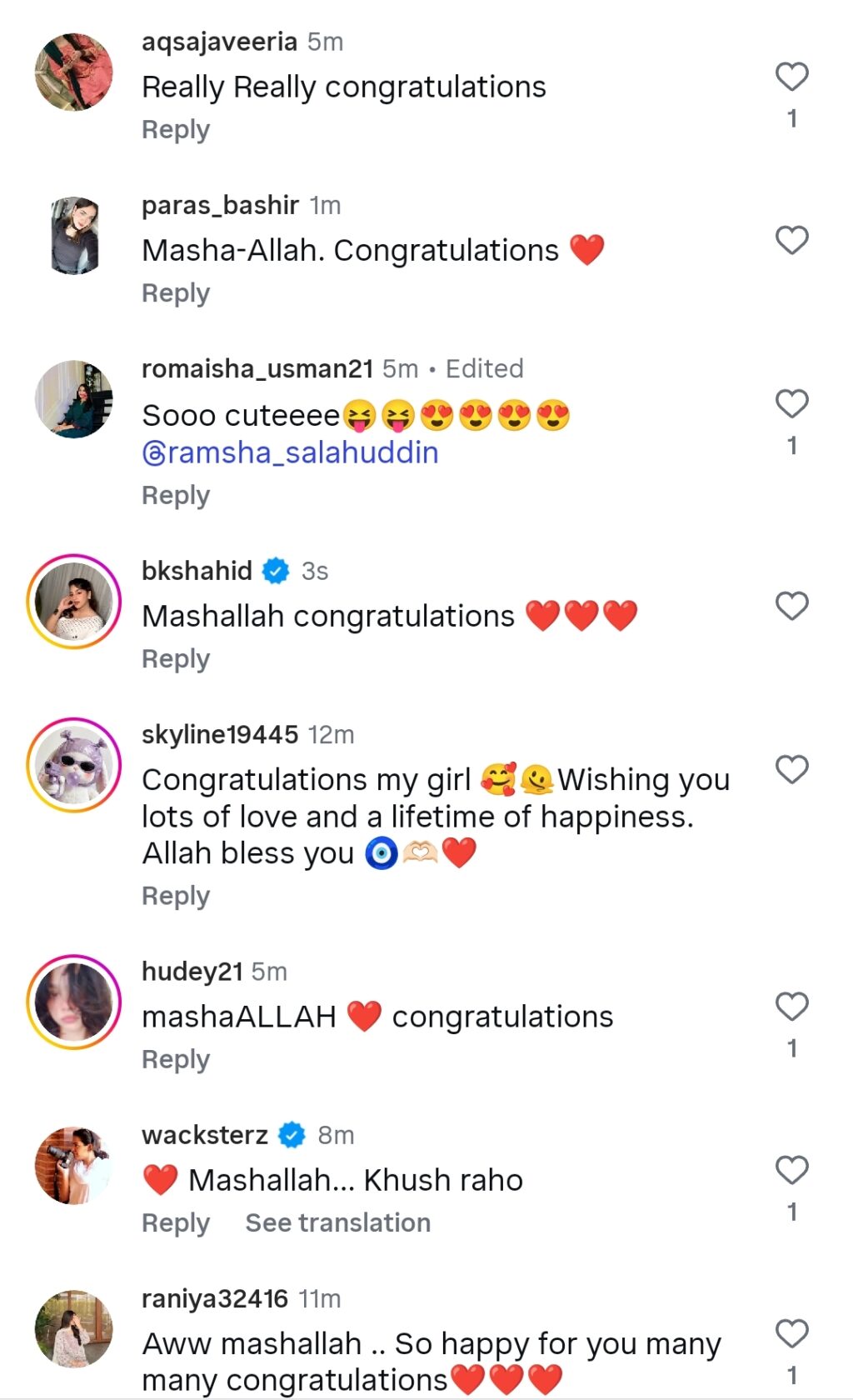 Tamasha Fame Ramsha Salahuddin Shares Nikah Pictures