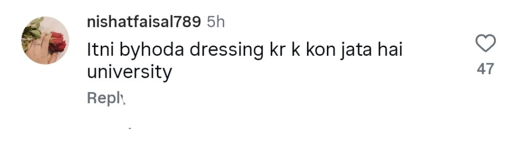Hareem Farooq’s Outfit Choice For University Visit Criticized